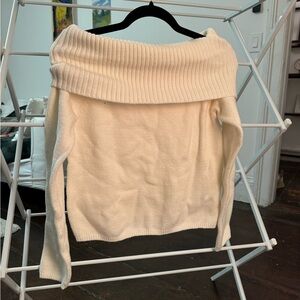 Off the shoulder sweater